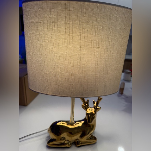Home Interiors Other - Home Interiors Gold Reindeer Lantern